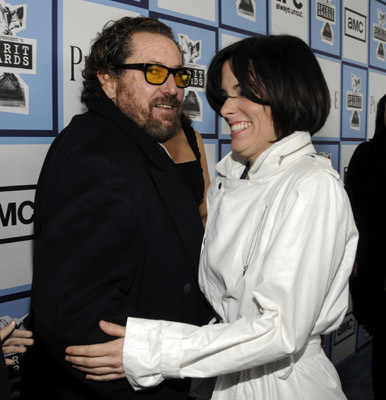Parker Posey and Julian Schnabel