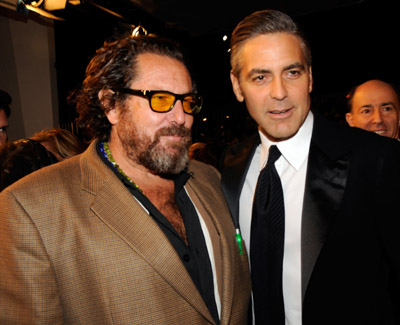 George Clooney and Julian Schnabel