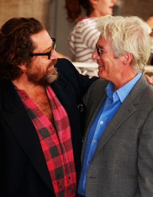 Richard Gere and Julian Schnabel at event of Manes cia nera (2007)