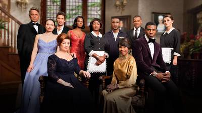Still of Peter Parros, John Schneider, Gavin Houston, Renee Lawless, Aaron O'Connell and Tyler Lepley in The Haves and the Have Nots (2013)