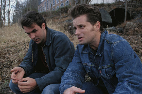Still of Paul Schneider and Shea Whigham in All the Real Girls (2003)