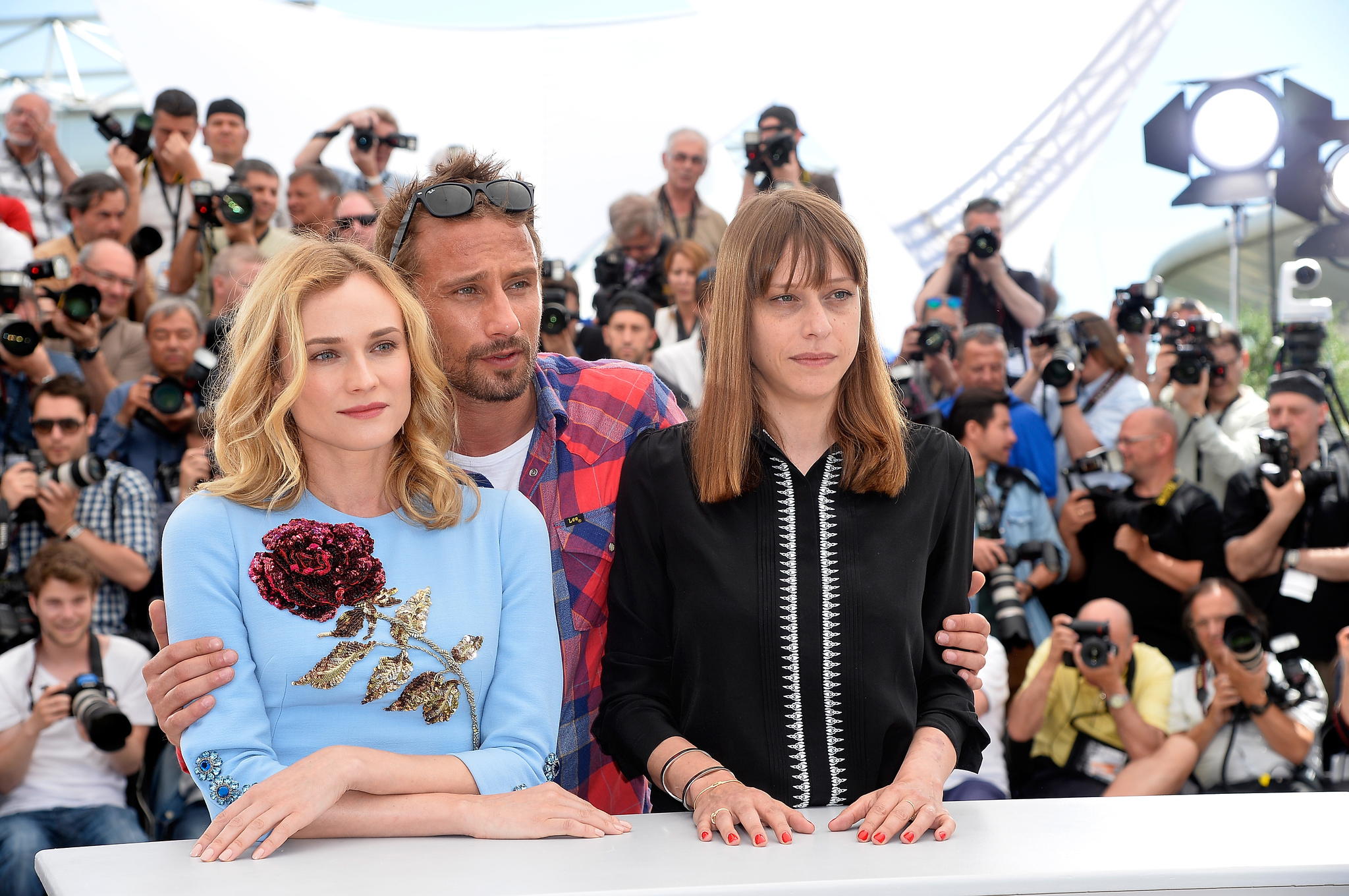 Matthias Schoenaerts, Diane Kruger and Alice Winocour at event of Maryland (2015)