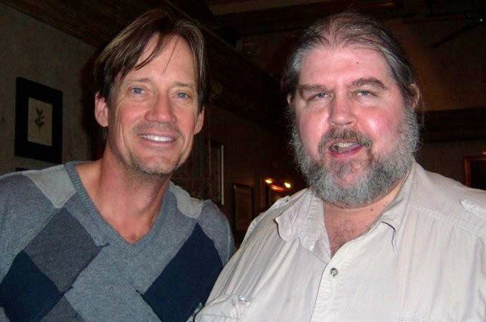 Executive producers of the forthcoming Alongside Night movie, Kevin Sorbo (also starring in the role of Dr. Martin Vreeland) and J. Neil Schulman (also writer/director) Marmalade Cafe, December 21, 2010.