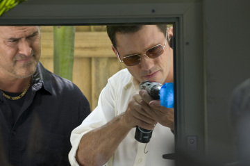 Still of Bruce Campbell and Jeffrey Donovan in Vilko bilietas (2007)