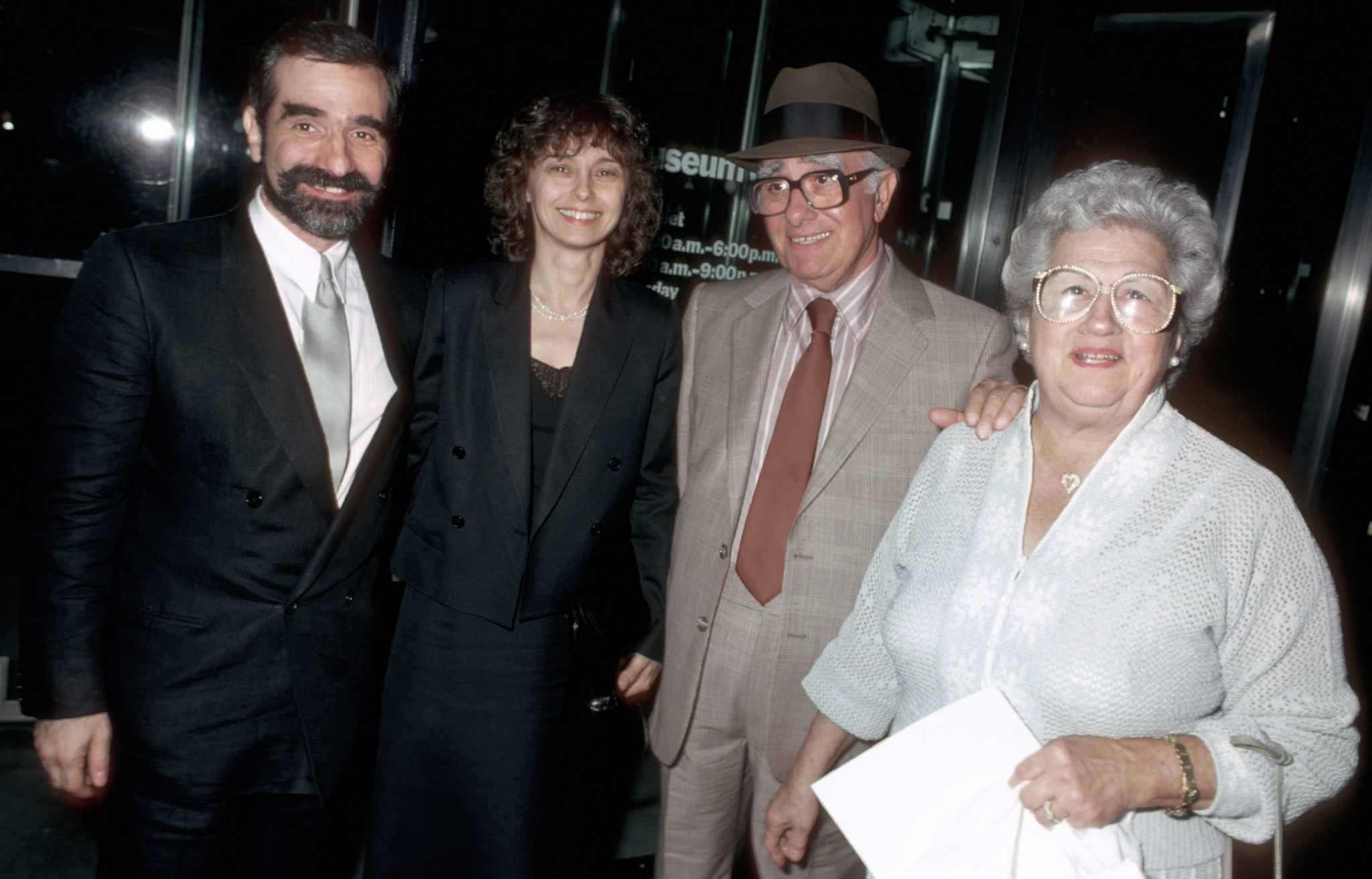 Martin Scorsese, Barbara De Fina, Catherine Scorsese and Charles Scorsese