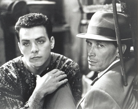 Joseph Scorsiani¹ as Kiki and Peter Weller as Bill Lee in Naked Lunch(1991)