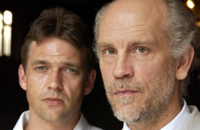 John Malkovich and Dougray Scott at event of Ripley's Game (2002)