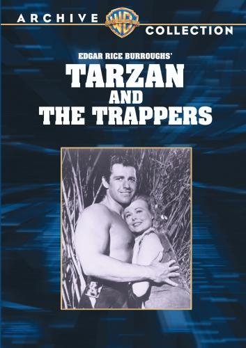 Eve Brent and Gordon Scott in Tarzan and the Trappers (1958)