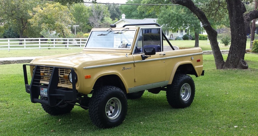 1974 pristine Ford Bronco from same source as the matching 1973 Ford Mustang coupe used on Death Proof and HERO 1957 red w/white grill Chevy flare sided pickup as Nick (aka - Willie Nelson)