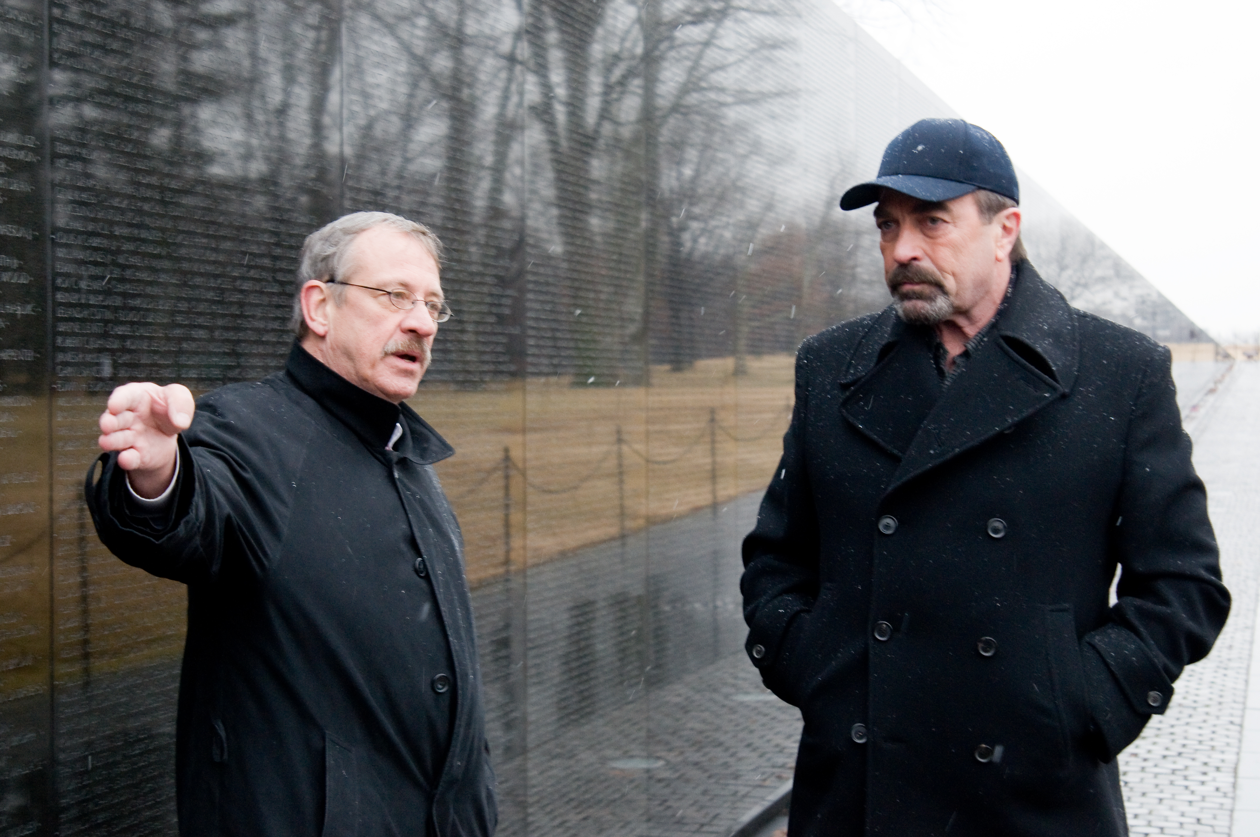 Jan and Tom at The Wall