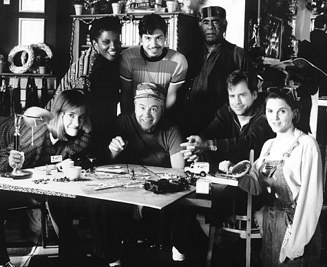 Greg Kinnear, Roscoe Lee Browne, Tim Conway, Anna Maria Horsford, Kathleen Marshall, Laurie Metcalf and Jon Seda in Dear God (1996)