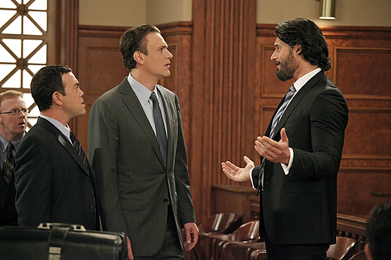 Still of Joe Lo Truglio, Joe Manganiello and Jason Segel in Kaip as susipazinau su jusu mama (2005)