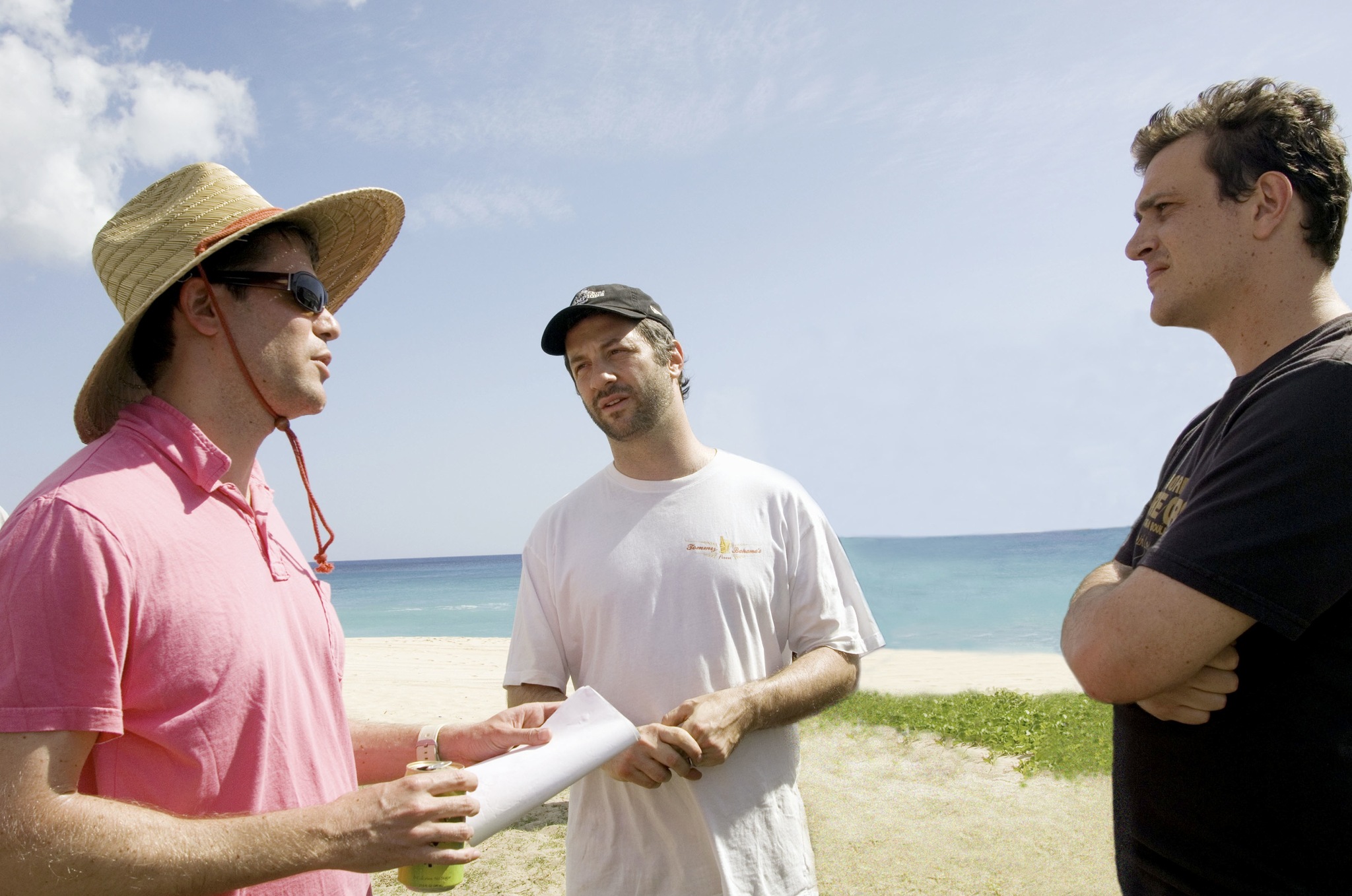 Still of Judd Apatow, Jason Segel and Nicholas Stoller in Forgetting Sarah Marshall (2008)