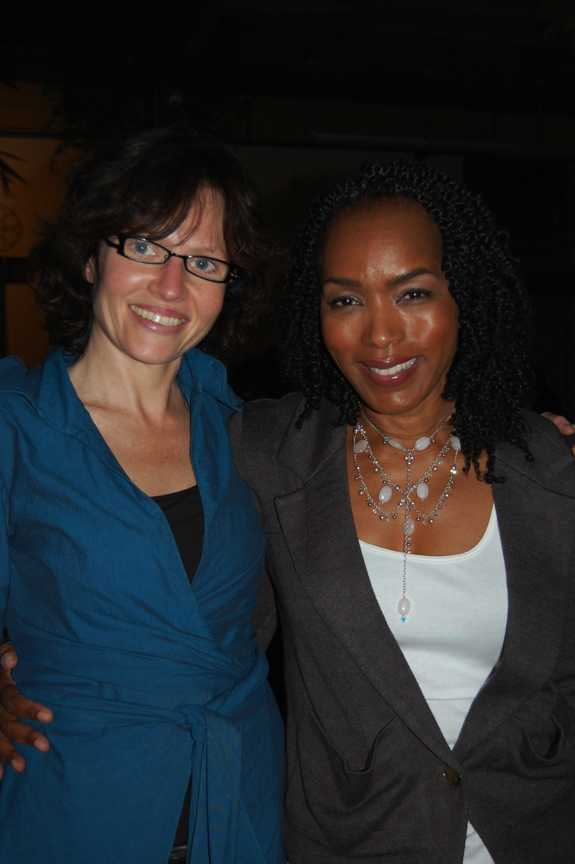 with Angela Bassett at La Femme Film Festival