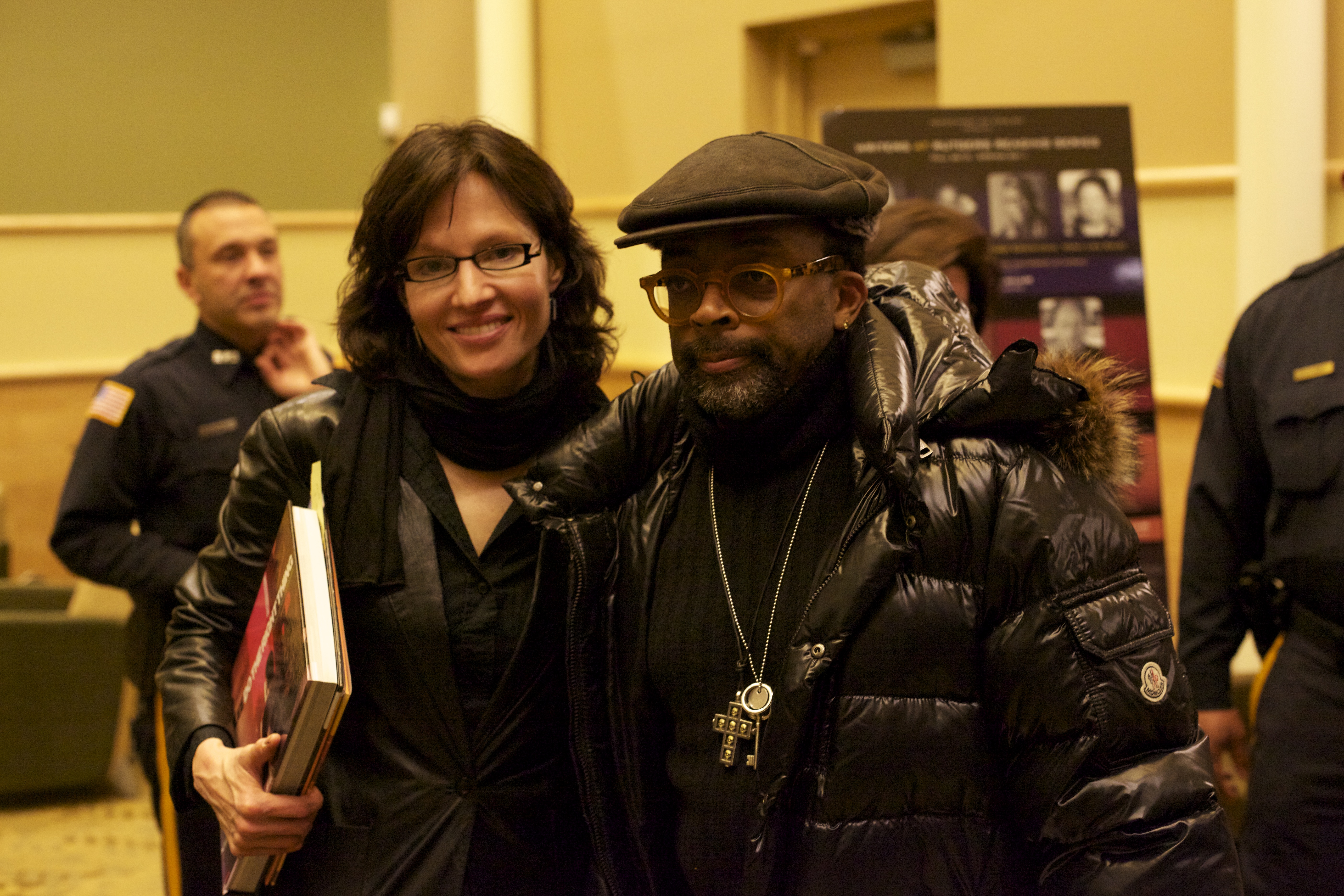 with Spike Lee at Rutgers University