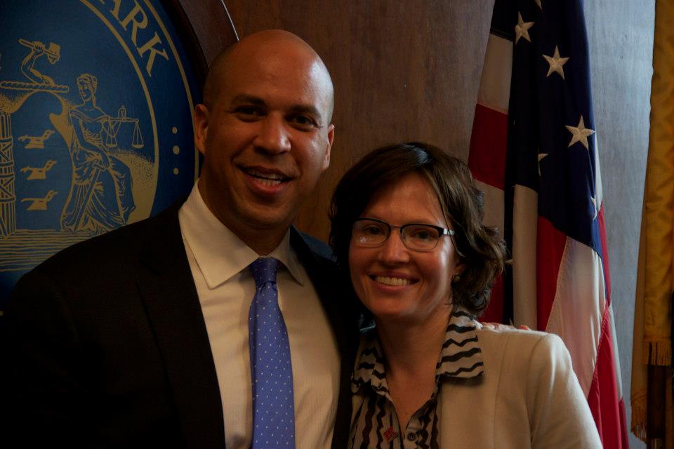 with Cory Booker on Generation at Risk shoot