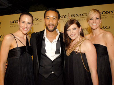 Natalie Maines, Emily Robison, Martie Maguire and John Legend