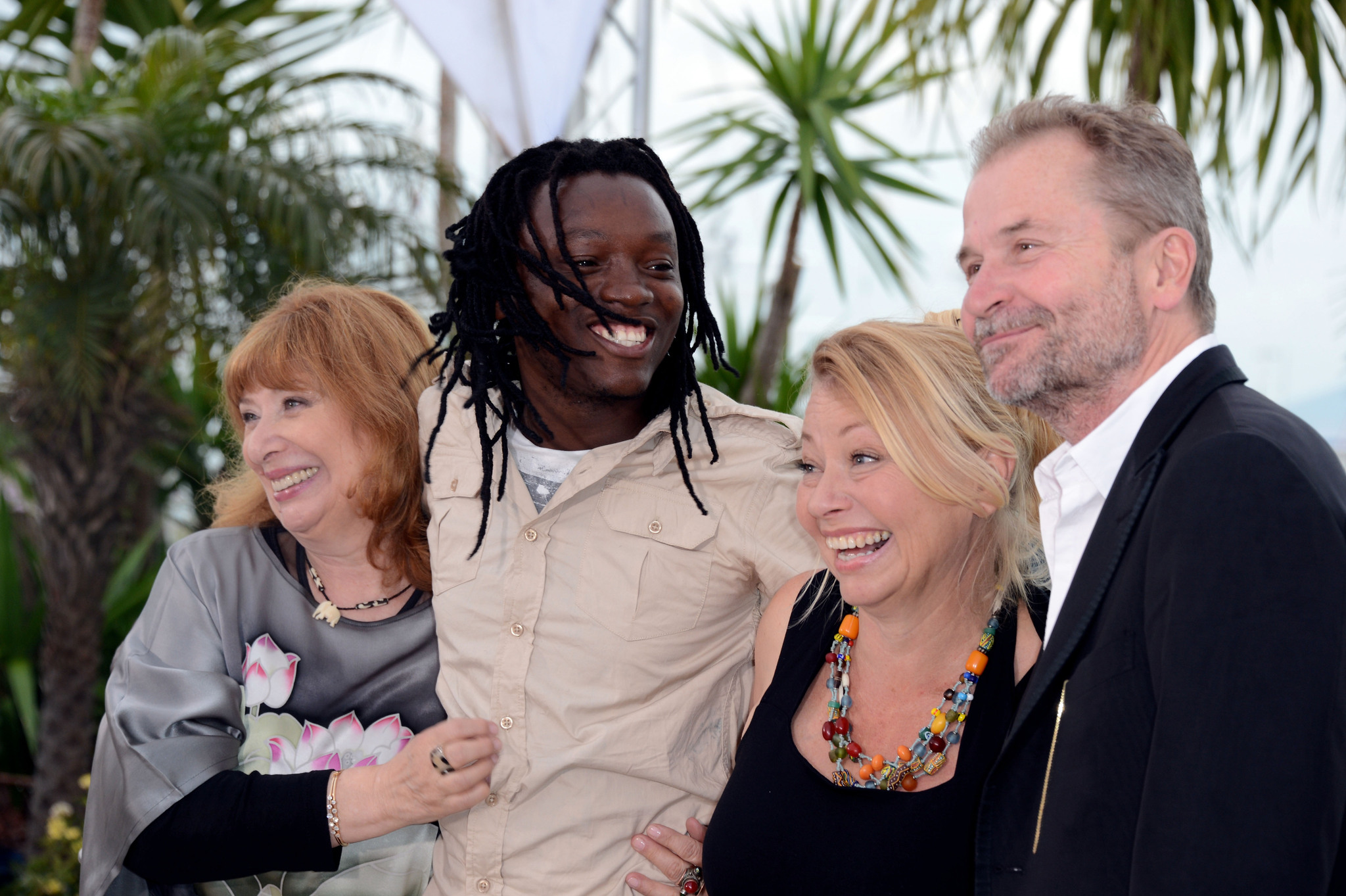 Inge Maux, Ulrich Seidl, Margarete Tiesel and Peter Kazungu at event of Paradies: Liebe (2012)