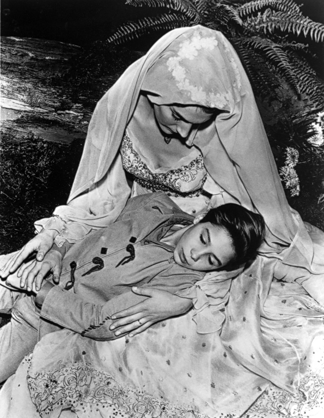 Marian Seldes and Johnny Crawford in 