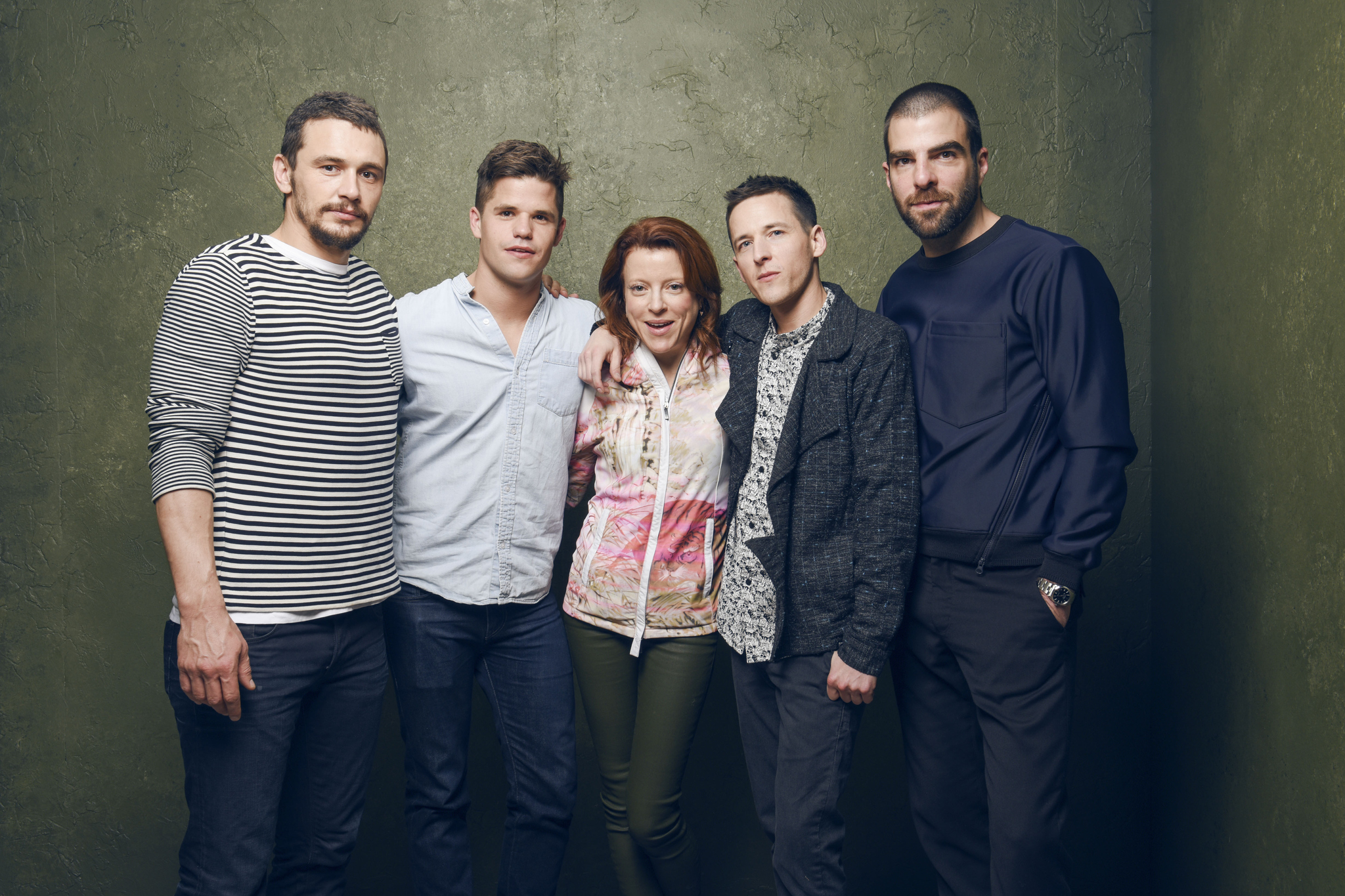 James Franco, Justin Kelly, Zachary Quinto, Lauren Selig and Charlie Carver