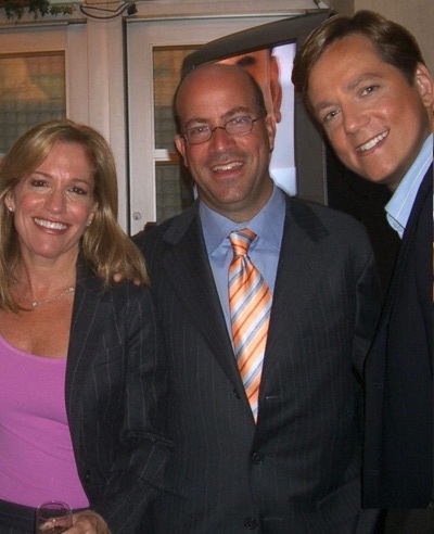 John Sencio with NBC President Jeff Zucker and Today Show Producer Amy Rosenblum.