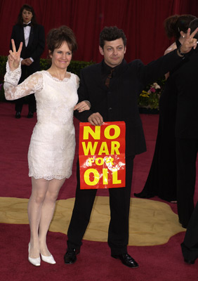 Lorraine Ashbourne and Andy Serkis