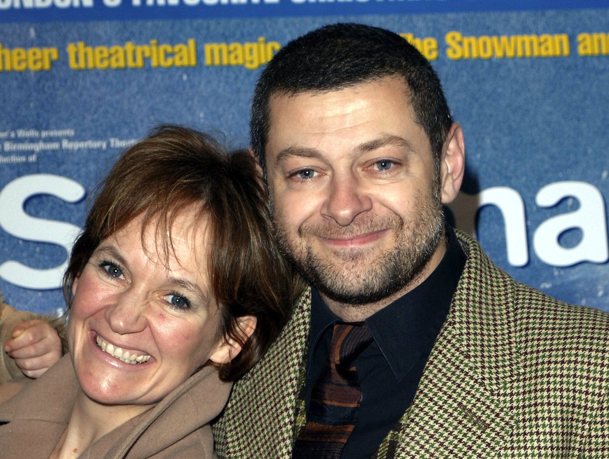 Lorraine Ashbourne and Andy Serkis