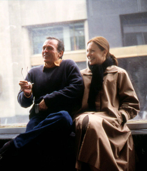 Director Antonio Serrano and Cecilia Roth.