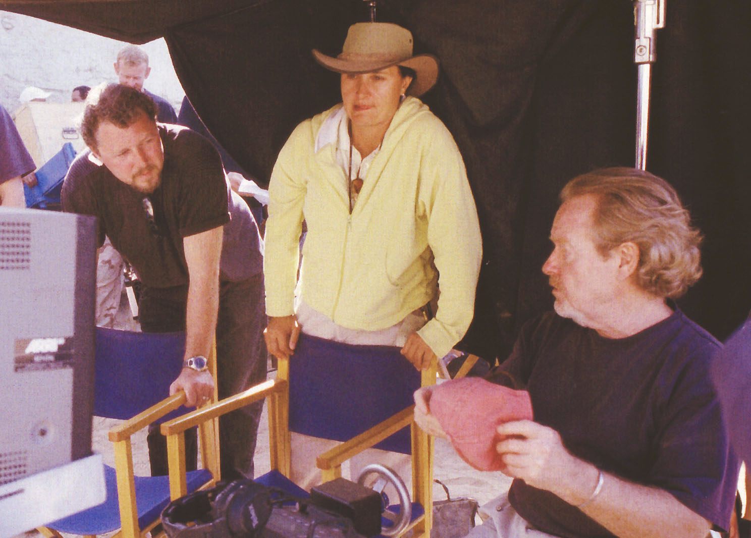 Setting up a shot with Ridley Scott and Victoria Alonso Kingdom of Heaven - Jerusalem Set