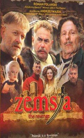 Roman Polanski, Janusz Gajos and Andrzej Seweryn in Zemsta (2002)