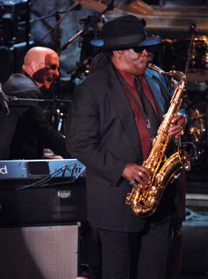 Clarence Clemons and Paul Shaffer