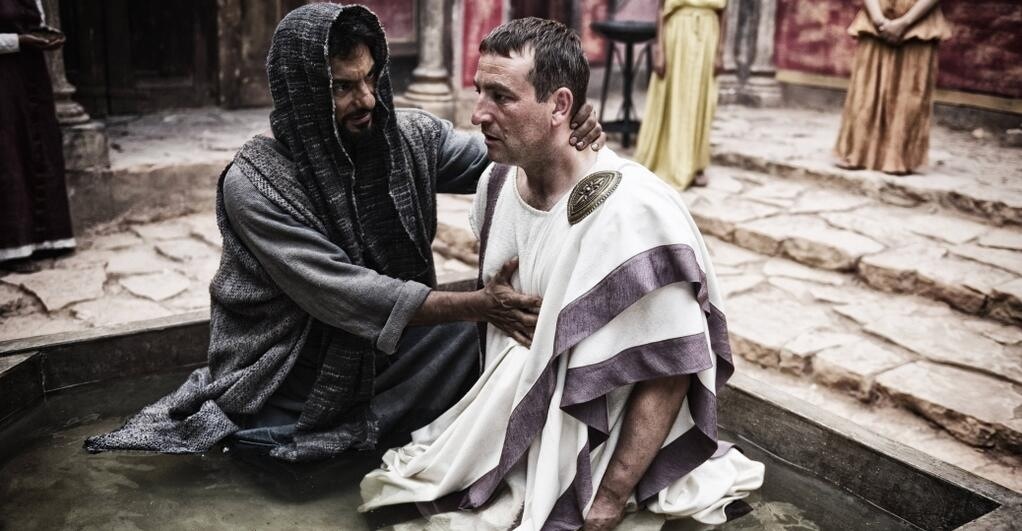 Peter baptised Centurion Cornelius the first Roman convert