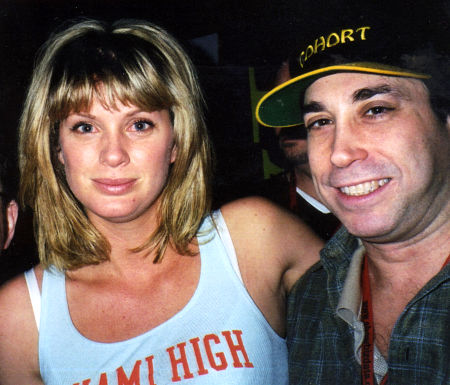 Rachel Hunter and Abe Shainberg at the Sundance Film Festival 2001