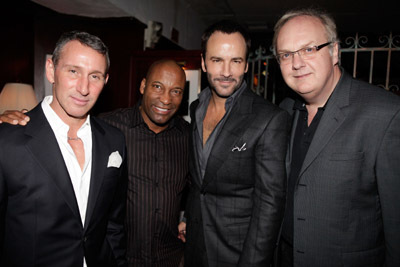 John Singleton, George Hickenlooper, Adam Shankman and Tom Ford at event of A Single Man (2009)