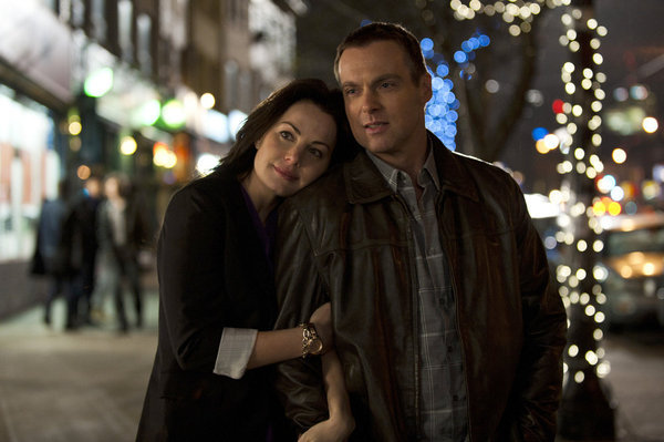 Still of Michael Shanks and Erica Durance in Saving Hope (2012)