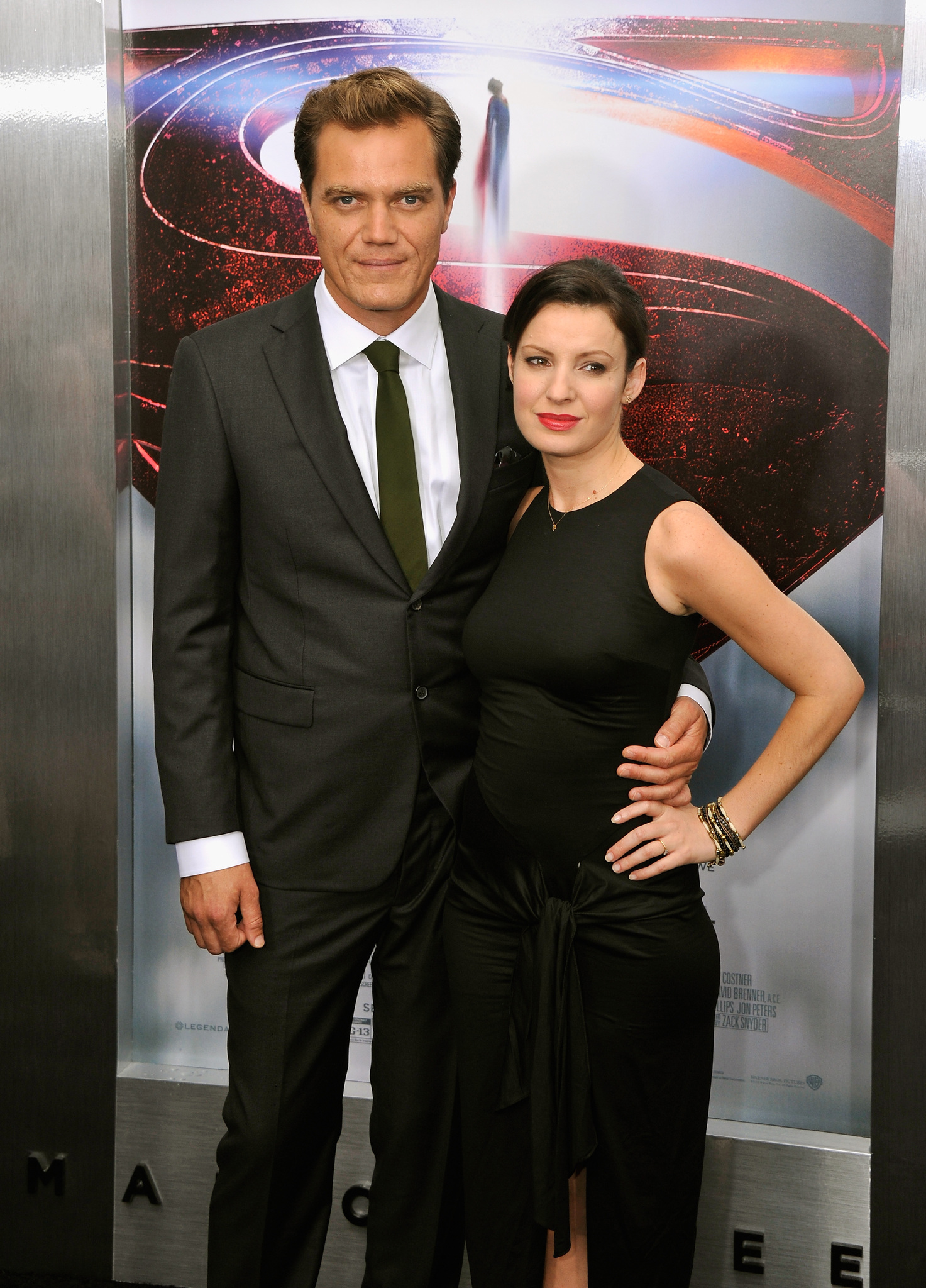 Michael Shannon and Kate Arrington at event of Zmogus is plieno (2013)