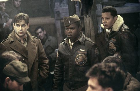 Still of Terrence Howard, Colin Farrell and Vicellous Reon Shannon in Hart's War (2002)