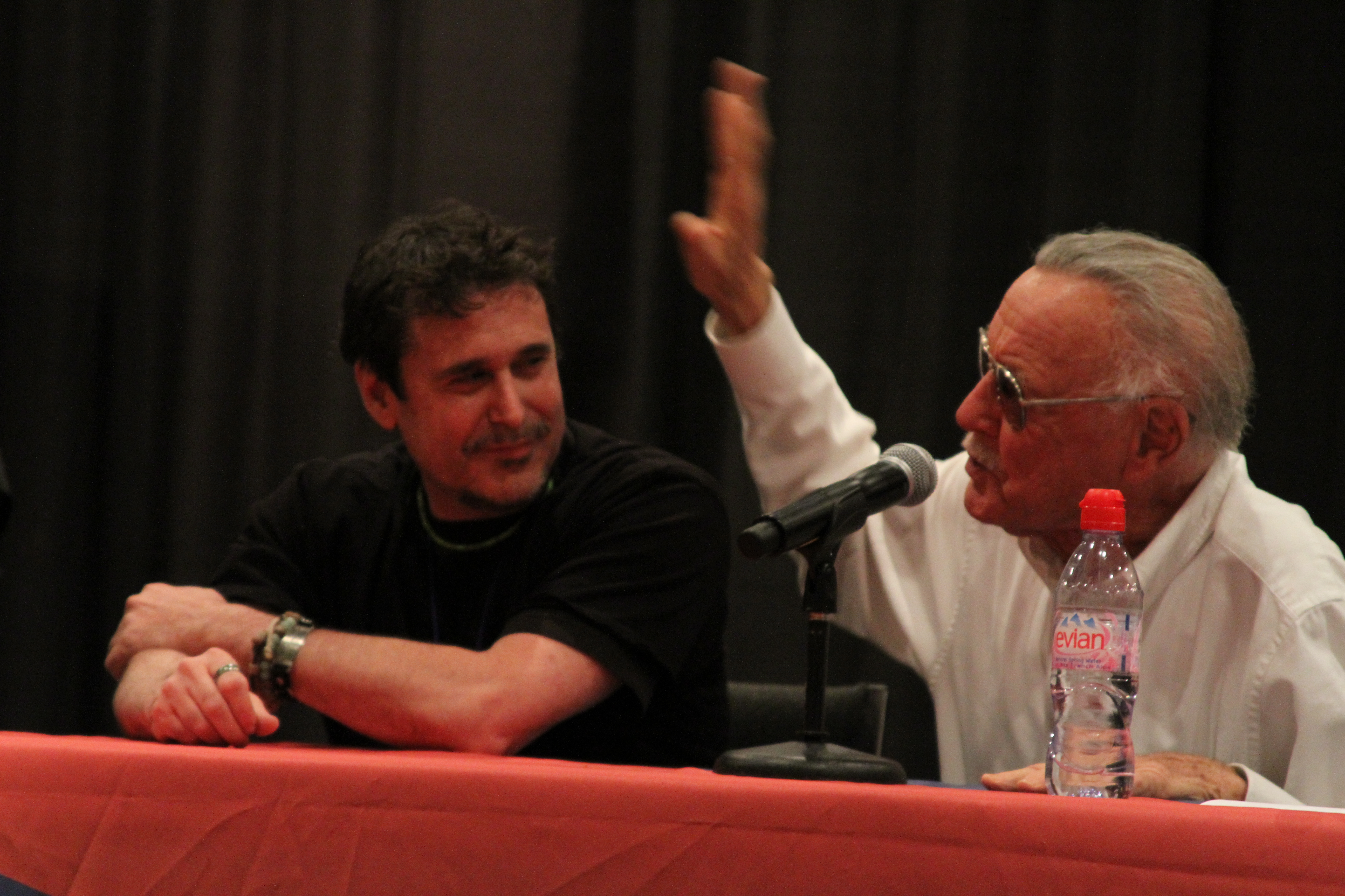 JD Shapiro & Stan Lee at Comic Con