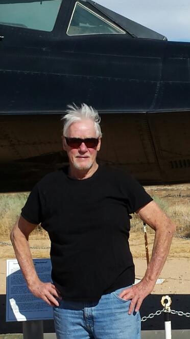 The SR71 Blackbird and Ken Carpenter at Edwards AFB july 2015