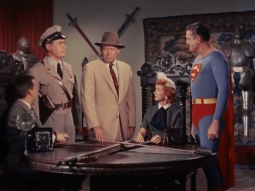 Still of George Reeves, Noel Neill and Robert Shayne in Adventures of Superman (1952)