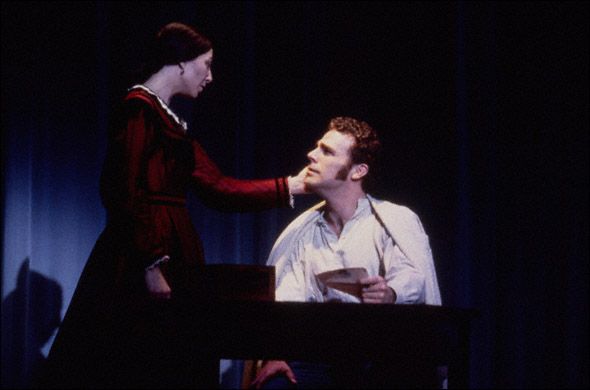 Jere Shea and Donna Murphy in Stephen Sondheim's PASSION, 1994 Broadway/World Premiere