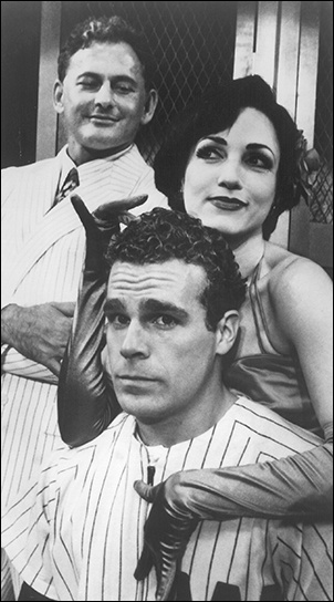 Jere Shea, Victor Garber and Bebe Neuwirth in 1994 revival of DAMN YANKEES