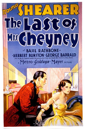 Basil Rathbone and Norma Shearer in The Last of Mrs. Cheyney (1929)