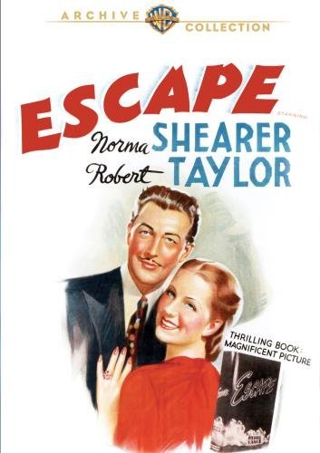 Robert Taylor and Norma Shearer in Escape (1940)