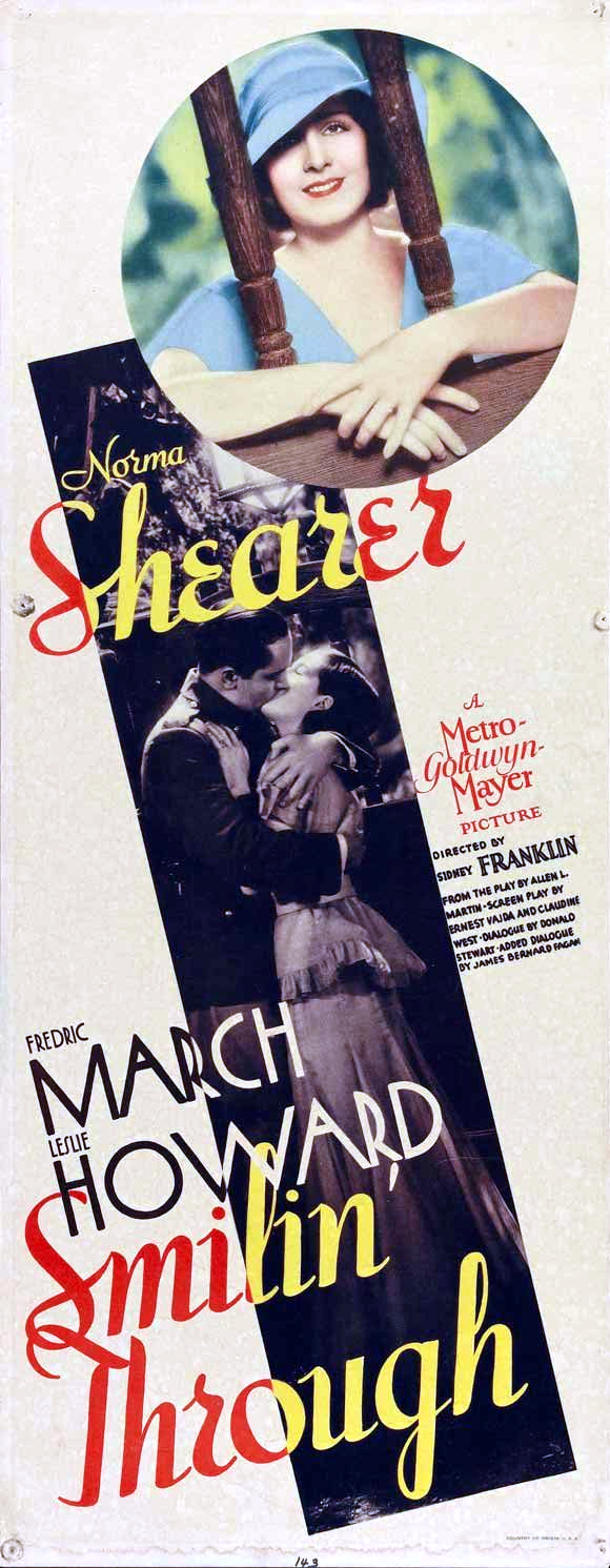 Fredric March and Norma Shearer in Smilin' Through (1932)