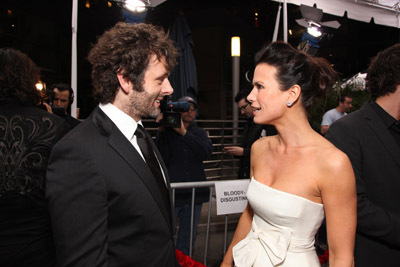 Rhona Mitra and Michael Sheen at event of Kitas pasaulis. Vilkolakiu prisikelimas (2009)