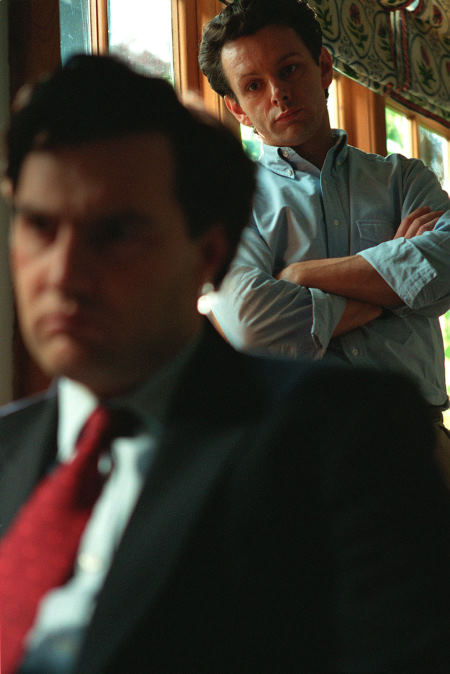 Still of David Morrissey and Michael Sheen in The Deal (2003)