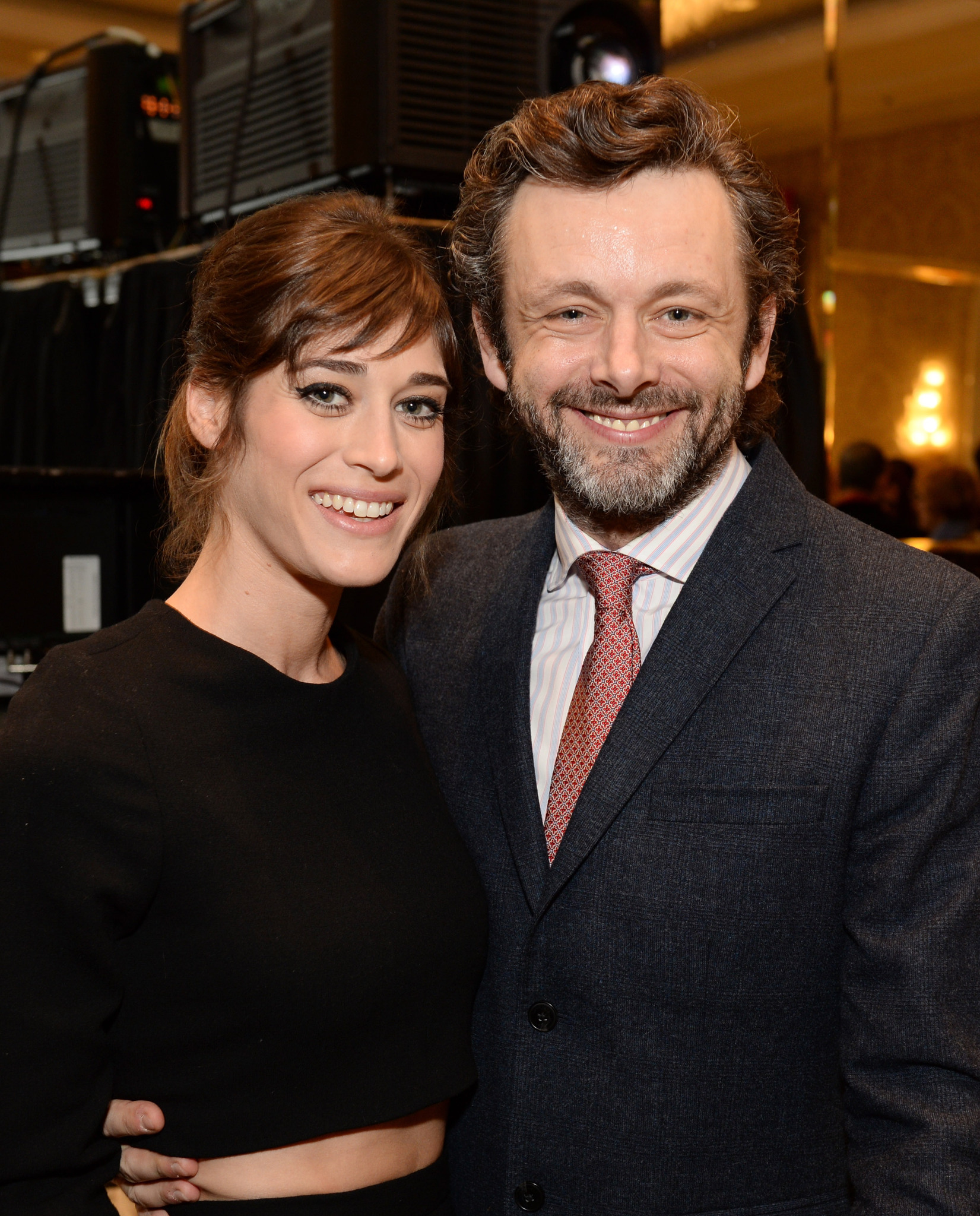 Lizzy Caplan and Michael Sheen