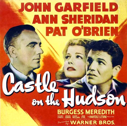 John Garfield, Pat O'Brien and Ann Sheridan in Castle on the Hudson (1940)