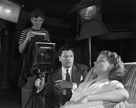 Will Connell, George Hurrell, Ann Sheridan Hurrell's Beverly Hills Studio, c. 1938